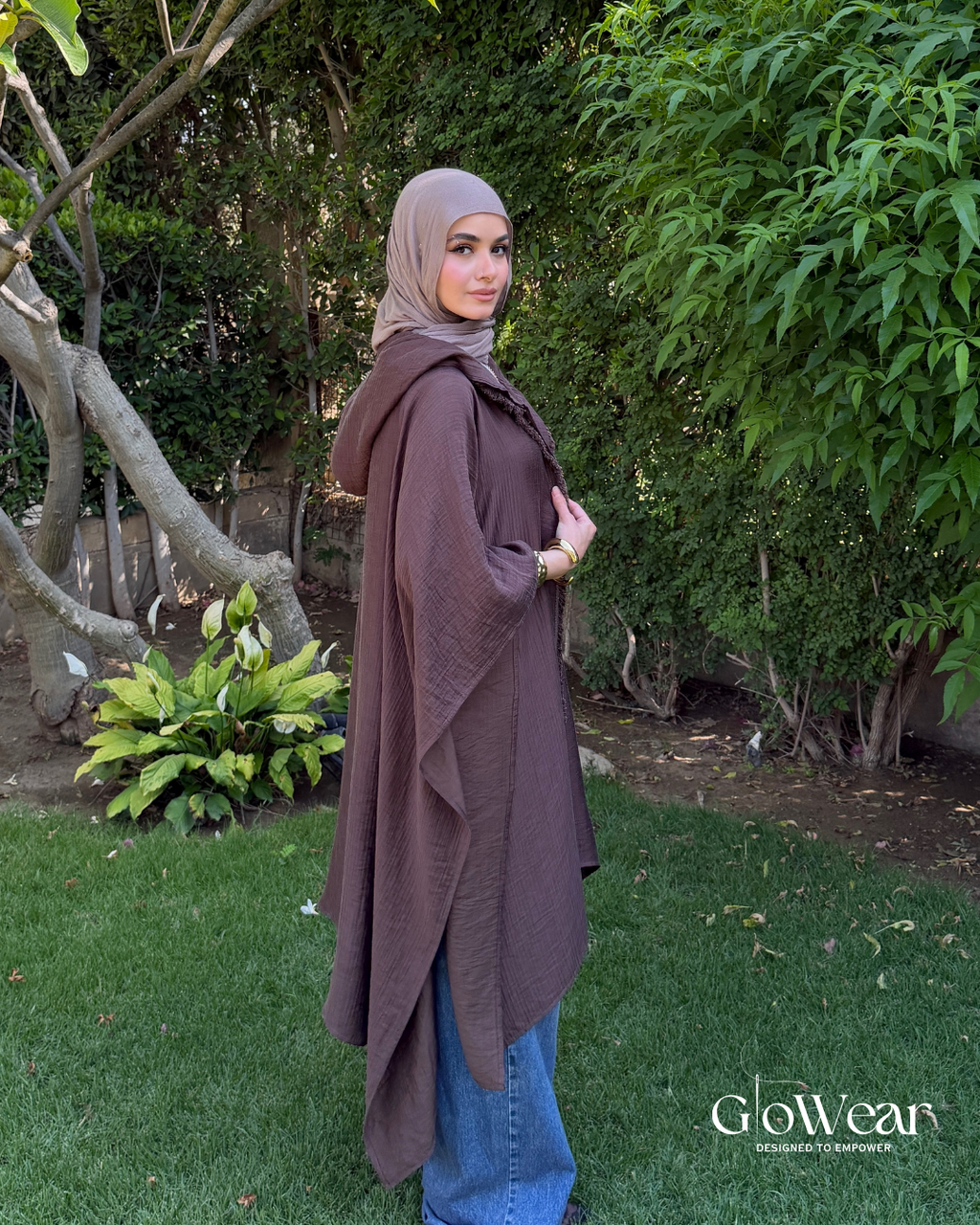 Brown  Kimono Cardigan