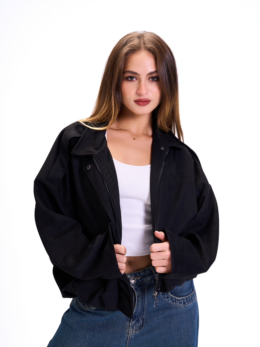 Bomber Suede Jacket