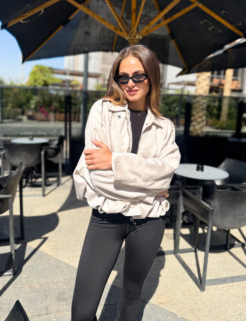 Bomber Suede Jacket