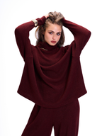 Cozy Charm Burgundy Set