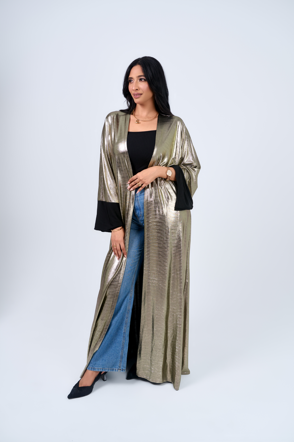 Metallic Cardigan