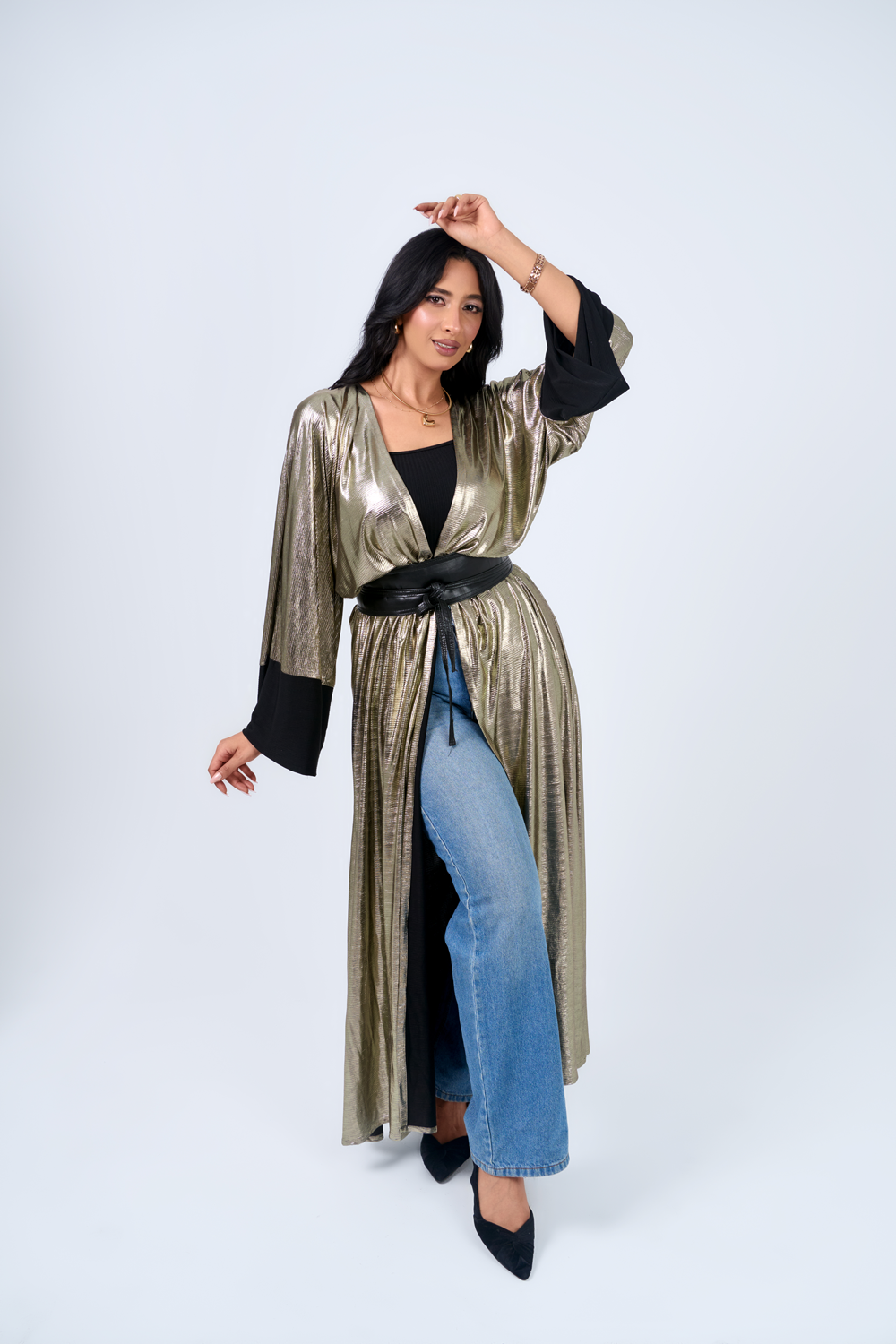 Metallic Cardigan