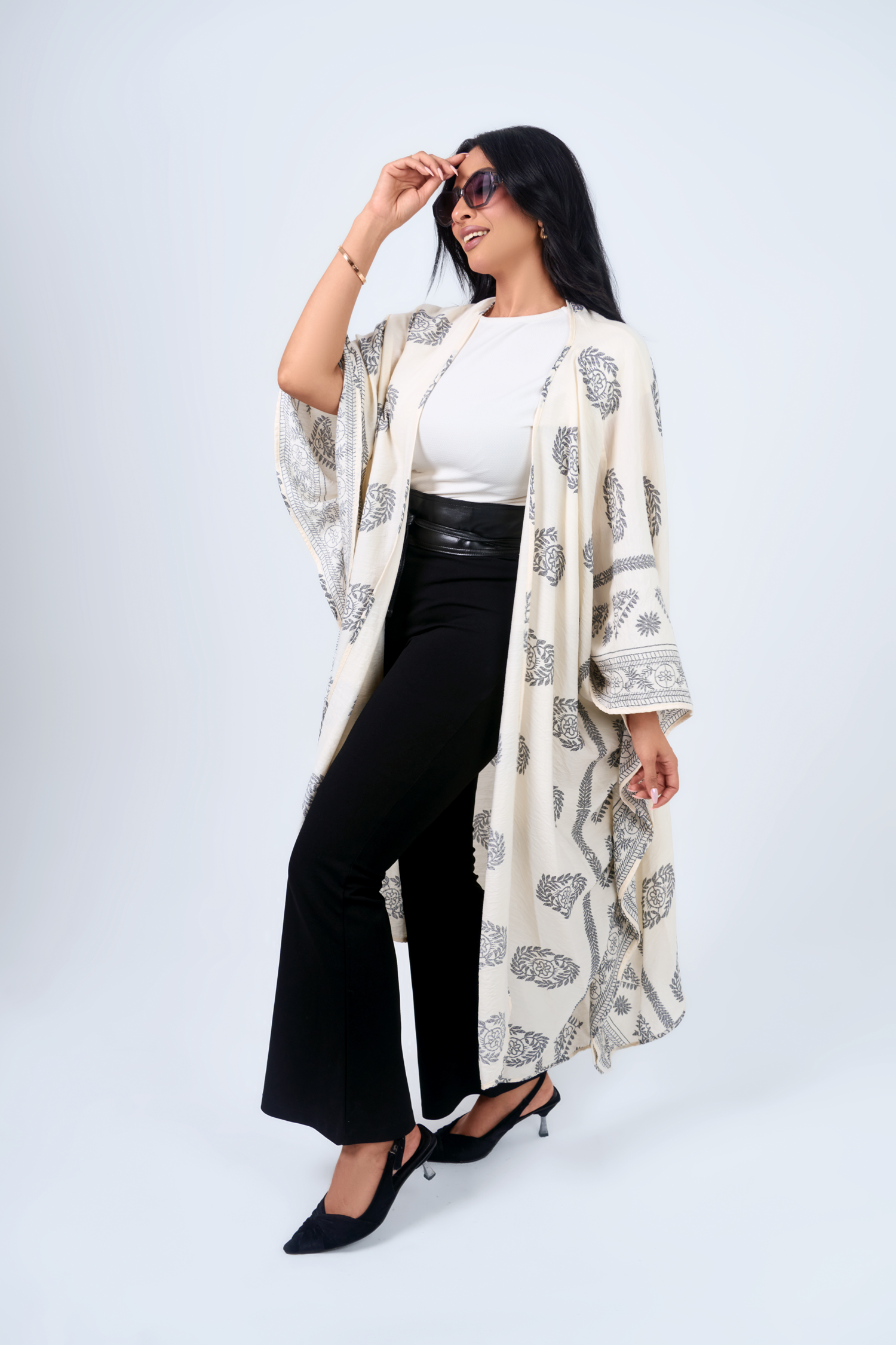 Wide Cotton Cardigan