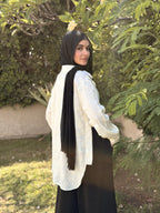 Off-White Embroidered Oversized Shirt