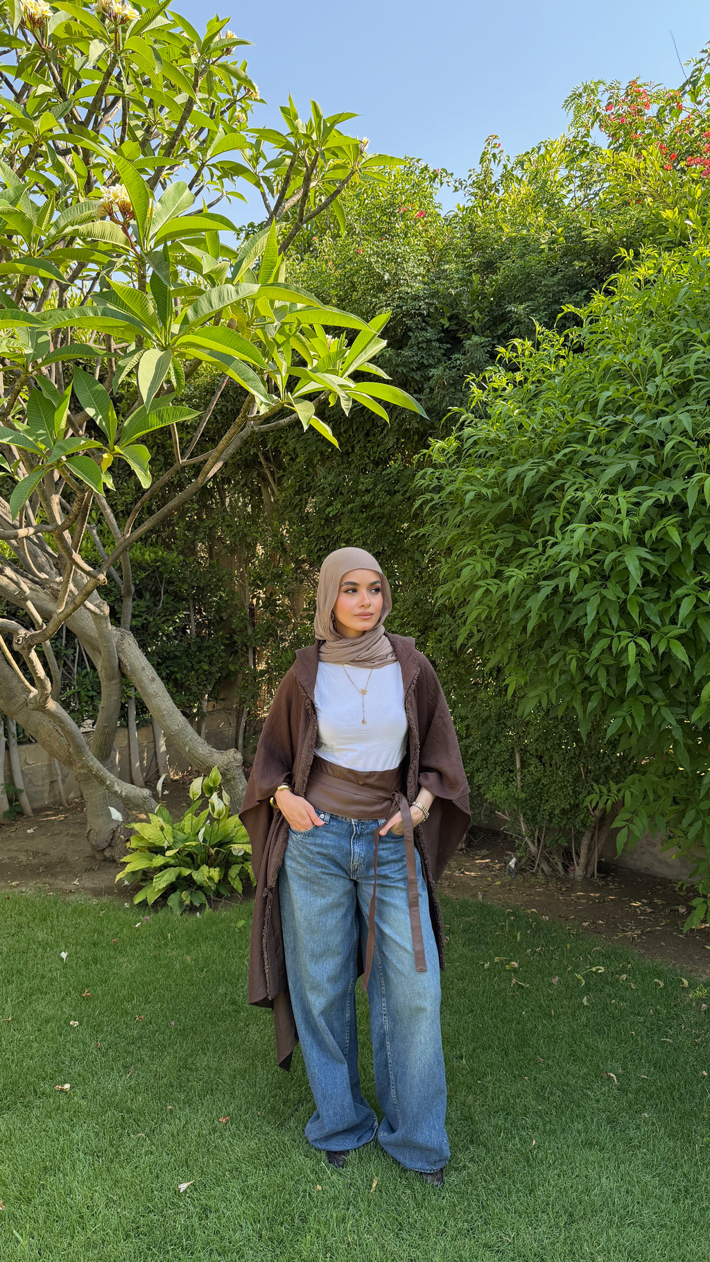 Brown Kimono Cardigan