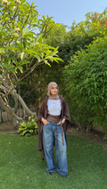 Brown Kimono Cardigan
