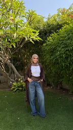 Brown Kimono Cardigan