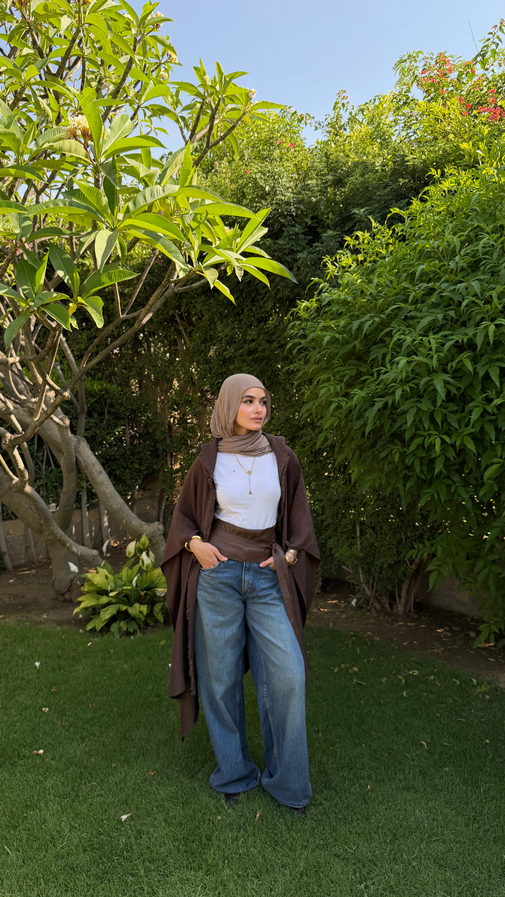 Brown Kimono Cardigan