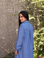 long summer shirt (blue)