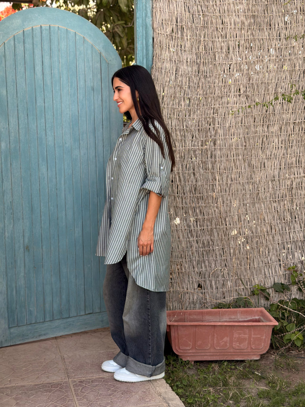Gray Easy Summer Shirt