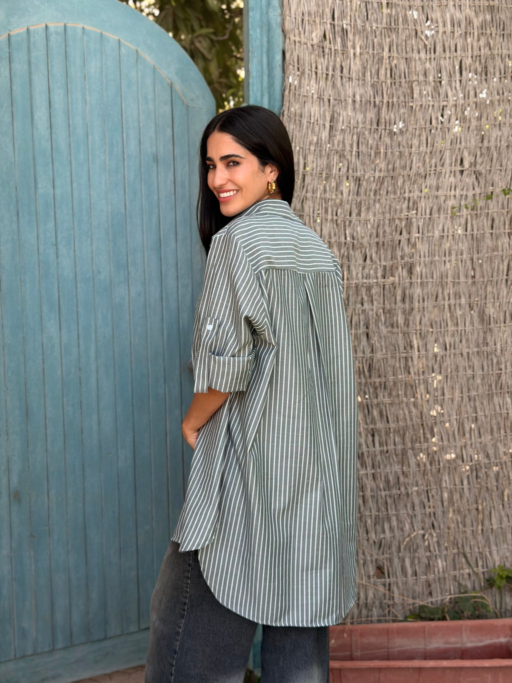 Gray Easy Summer Shirt