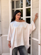 Flow Satin Kaftan Top