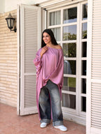 Flow Satin Kaftan Top