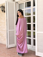 Cashmere Flow Satin Kaftan Top
