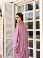 Cashmere Flow Satin Kaftan Top