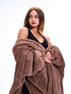 Mocha Teddy Fur Jacket