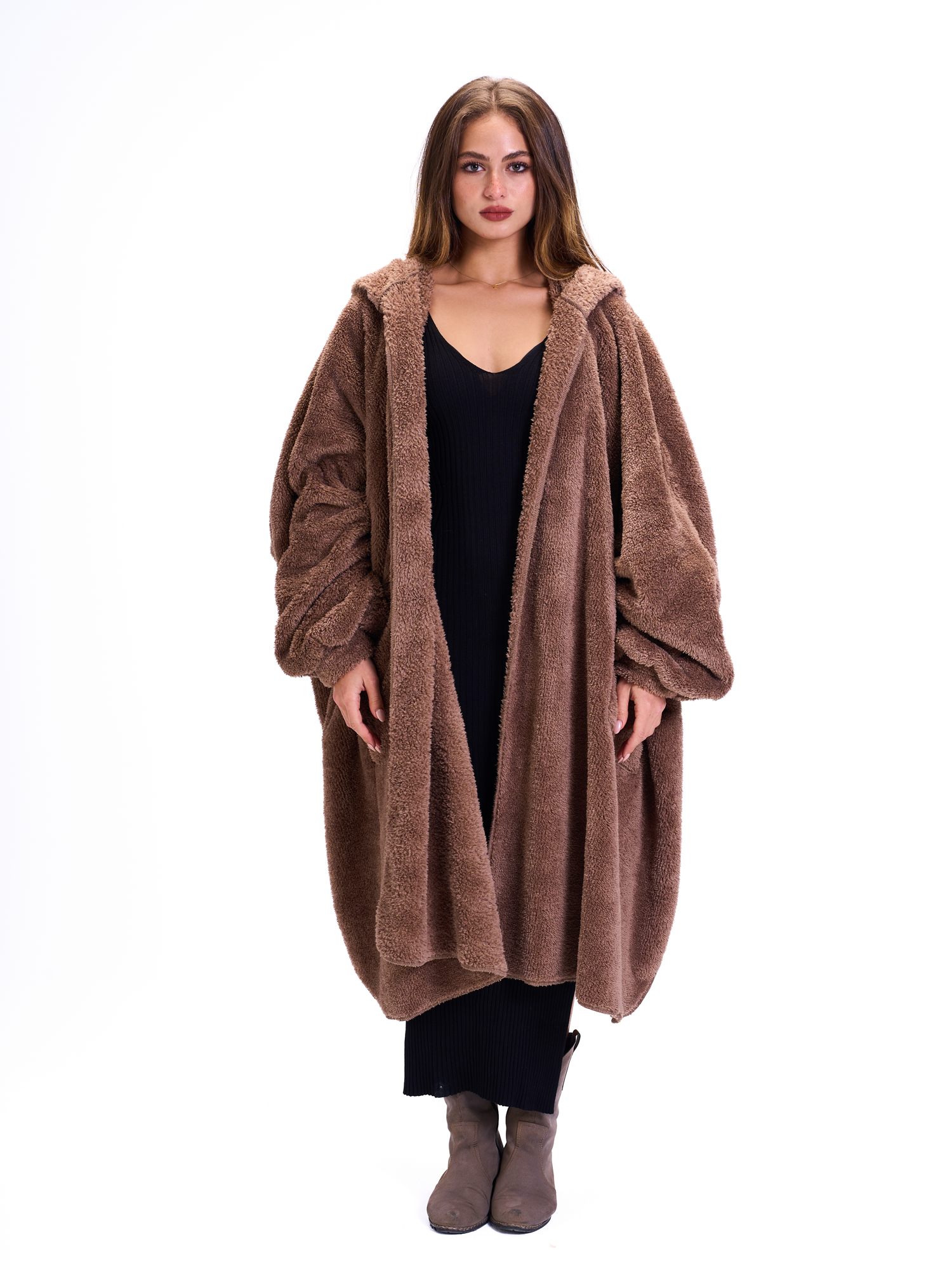 Mocha Teddy Fur Jacket