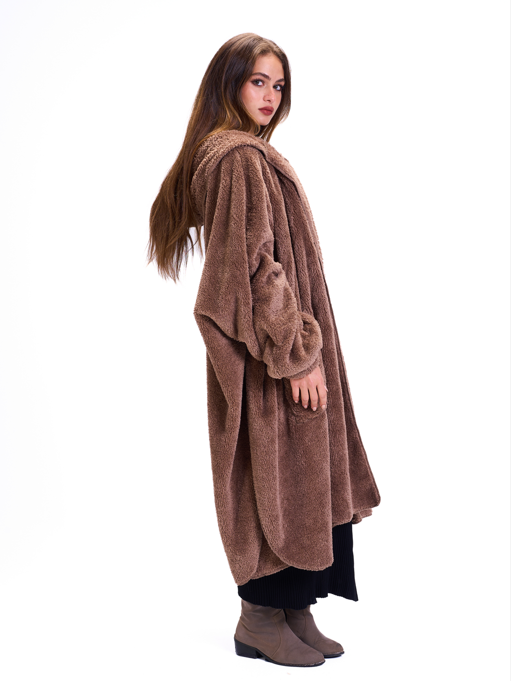 Mocha Teddy Fur Jacket