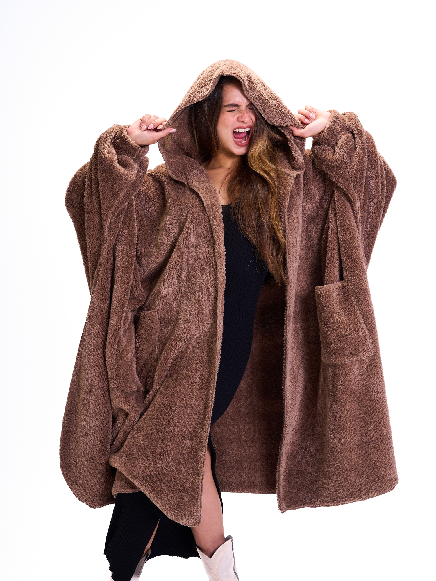 Mocha Teddy Fur Jacket