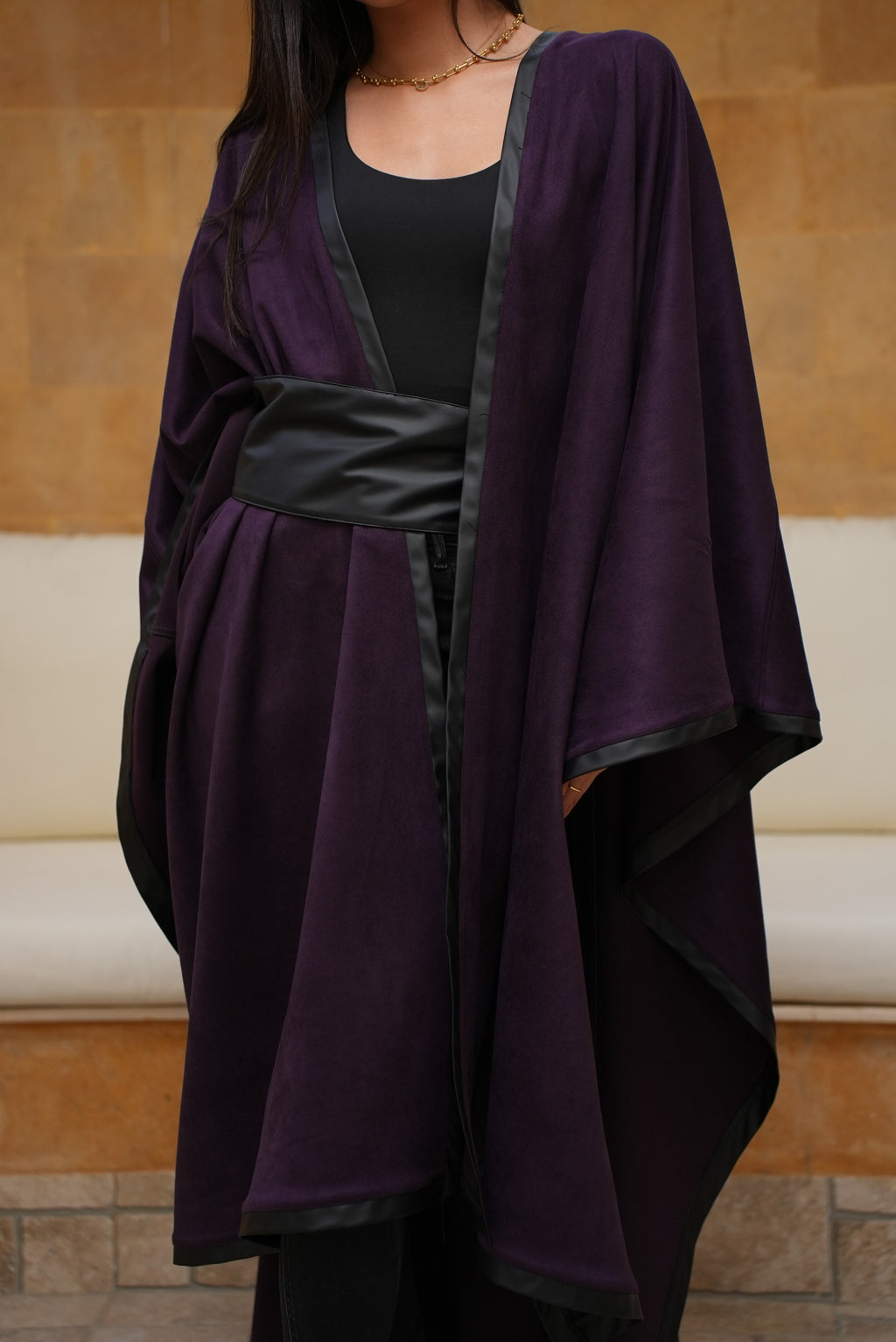 Black Berry noir Ponsho