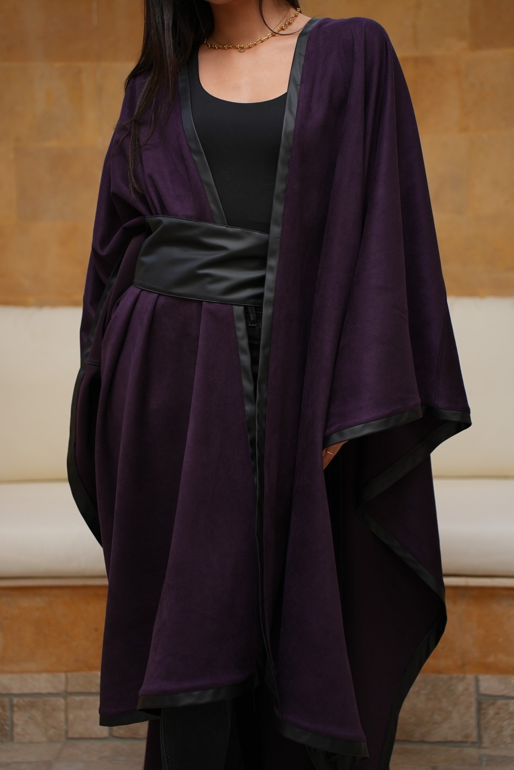 Black Berry noir Ponsho