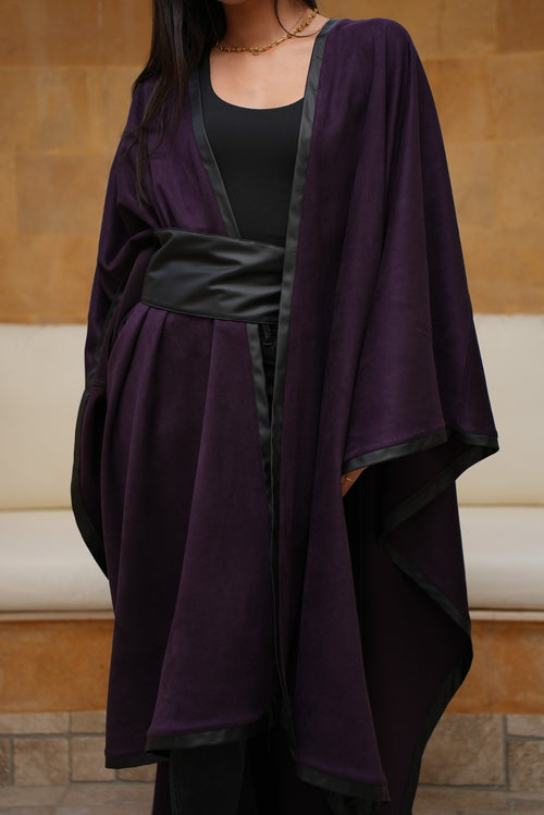 Black Berry noir Ponsho