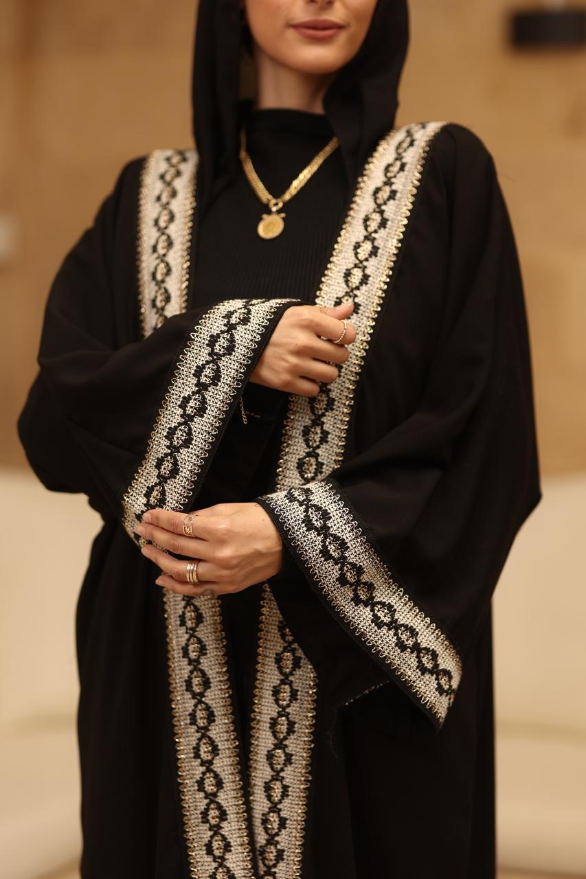 Saudi crepe Kafttan