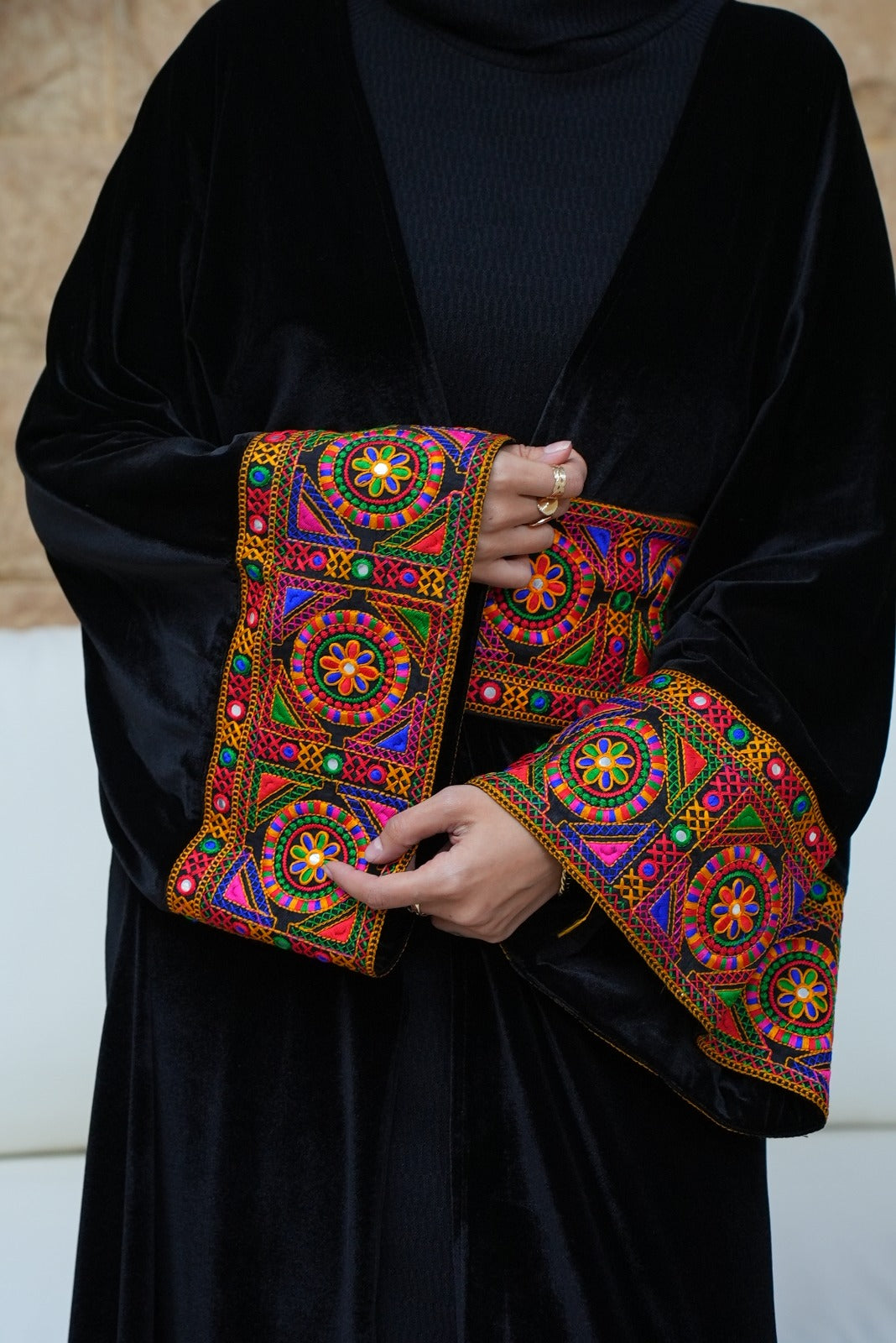 Indian velvet kaftan