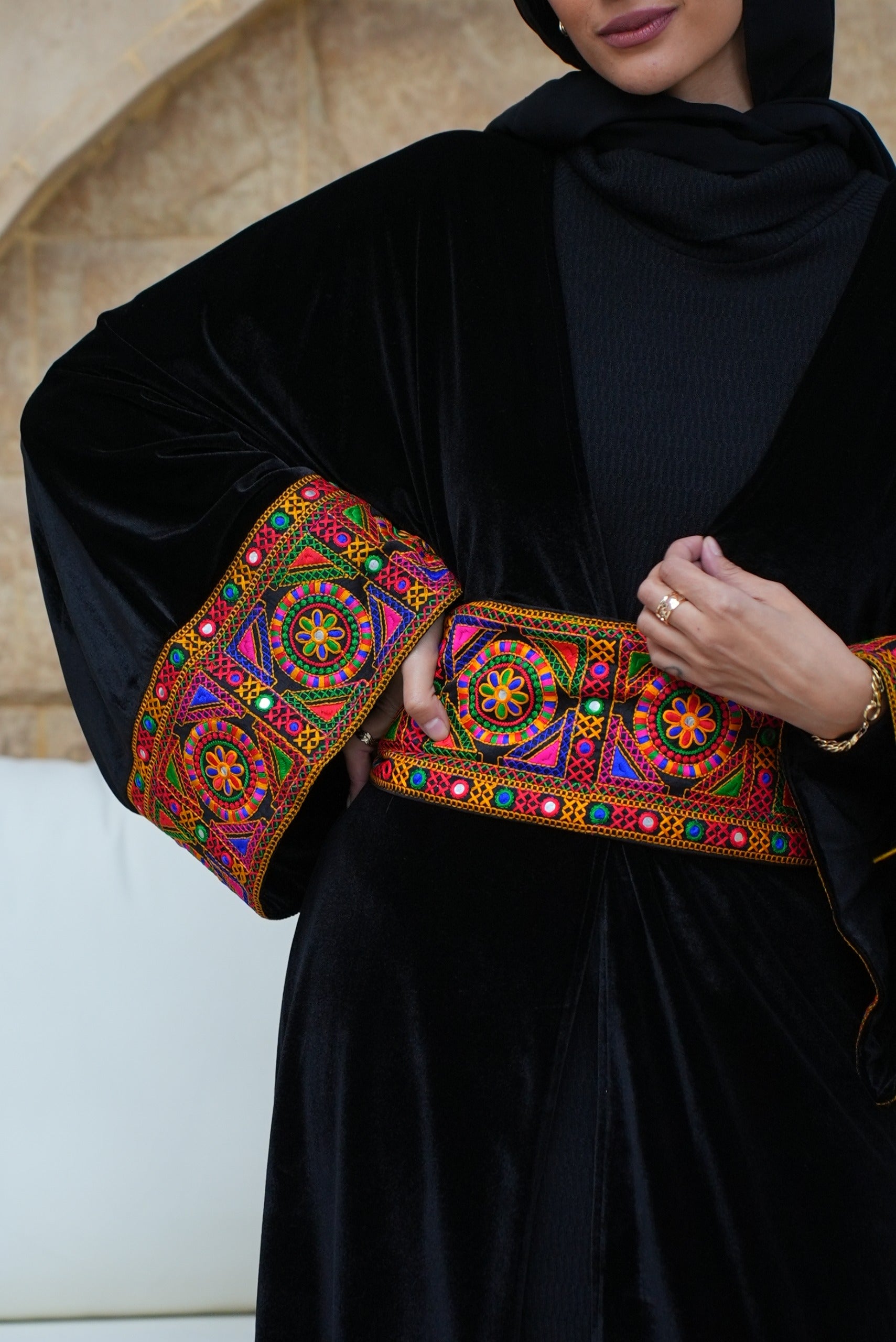 Indian velvet kaftan