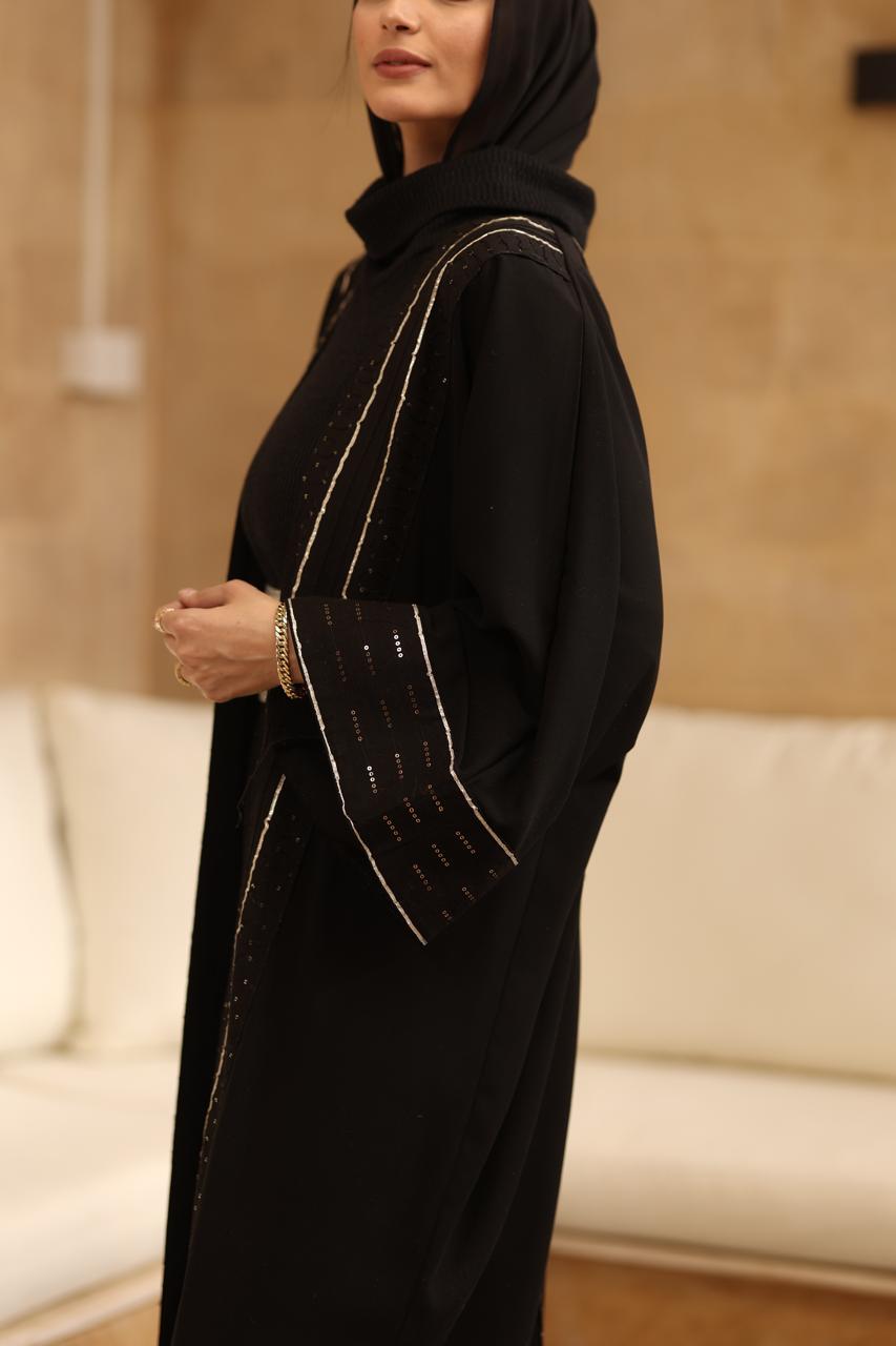 Our statement black velvet kaftan